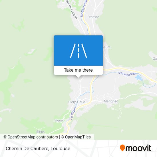 Chemin De Caubère map