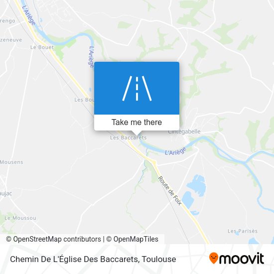 Chemin De L'Église Des Baccarets map