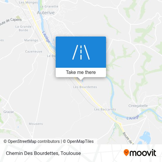 Chemin Des Bourdettes map