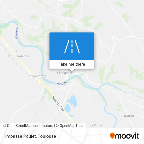 Impasse Paulet map