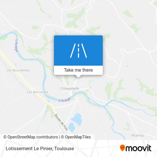 Lotissement Le Pinier map