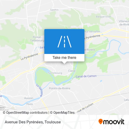Avenue Des Pyrénées map