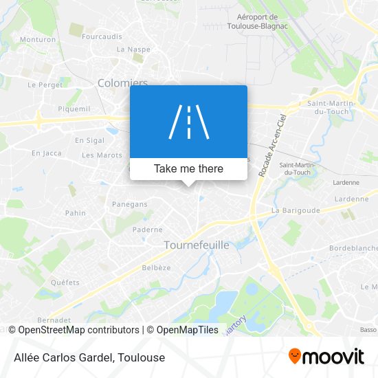 Allée Carlos Gardel map