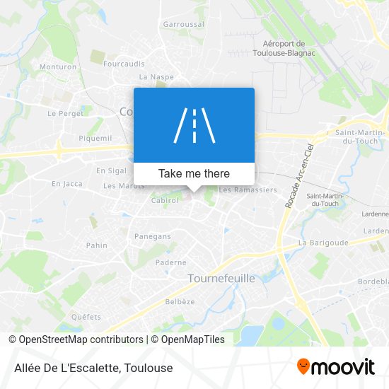 Allée De L'Escalette map