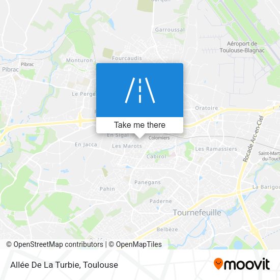 Allée De La Turbie map