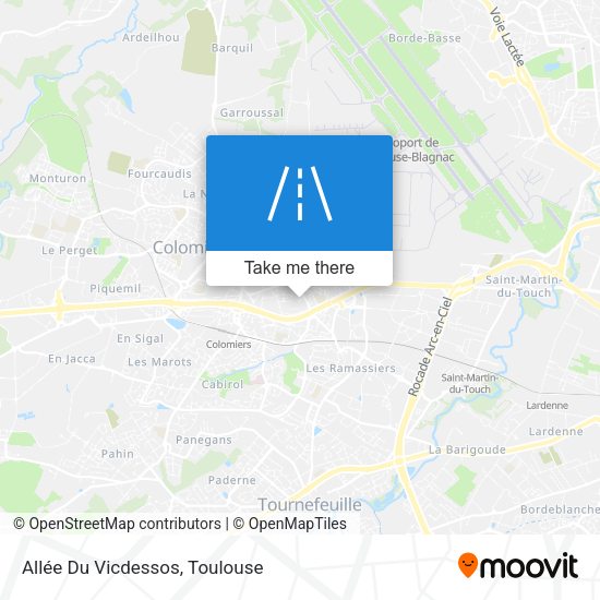 Allée Du Vicdessos map