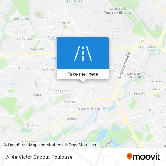 Allée Victor Capoul map