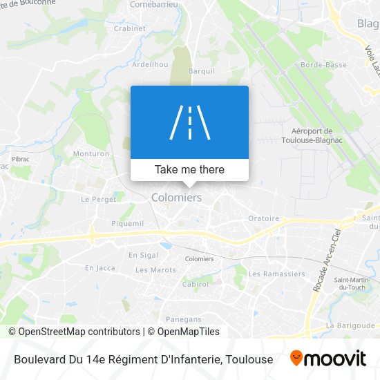 Boulevard Du 14e Régiment D'Infanterie map