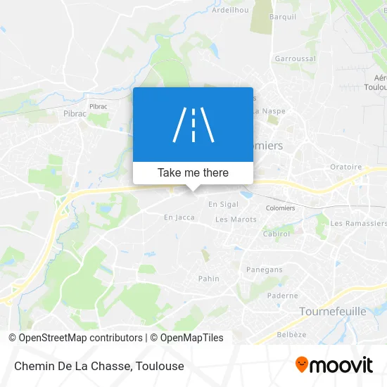 Chemin De La Chasse map