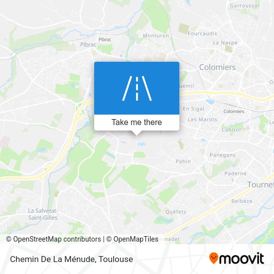 Chemin De La Ménude map