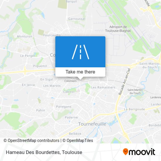 Hameau Des Bourdettes map