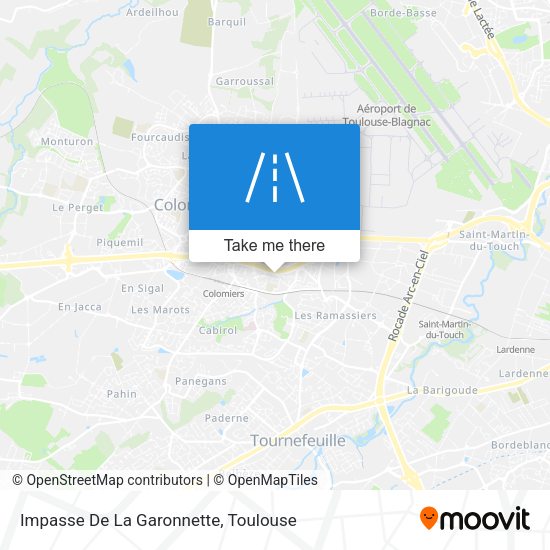 Impasse De La Garonnette map