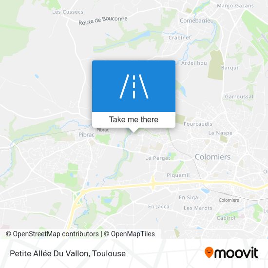 Petite Allée Du Vallon map