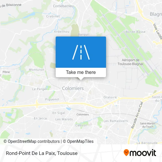 Rond-Point De La Paix map