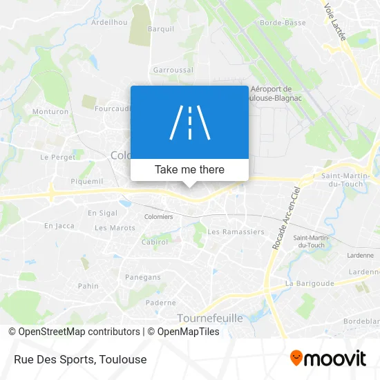 Rue Des Sports map