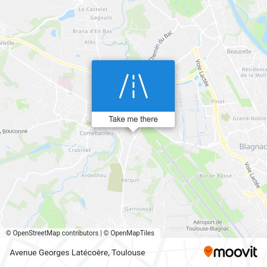 Avenue Georges Latécoère map