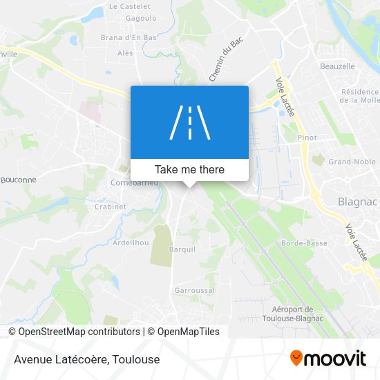 Avenue Latécoère map