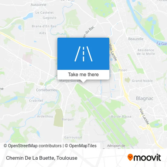 Chemin De La Buette map