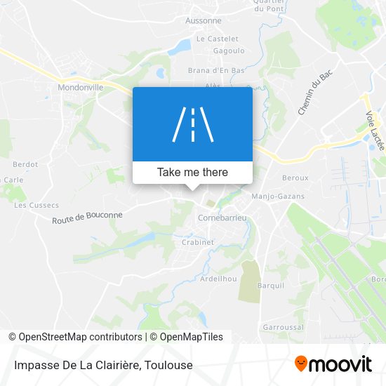 Impasse De La Clairière map
