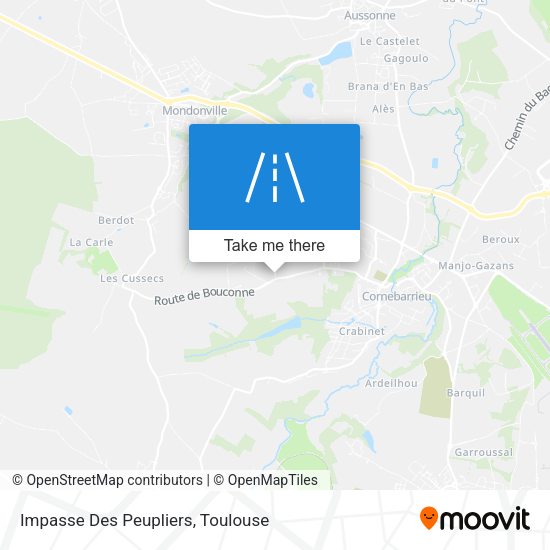 Impasse Des Peupliers map