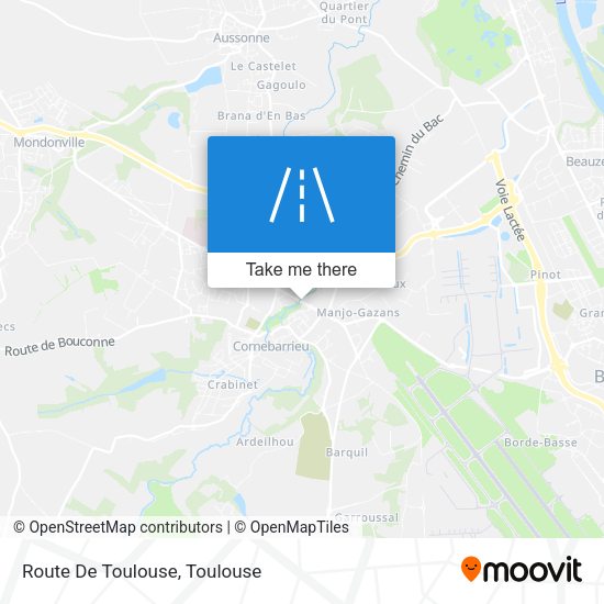 Route De Toulouse map