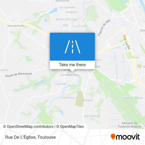 Rue De L'Église map