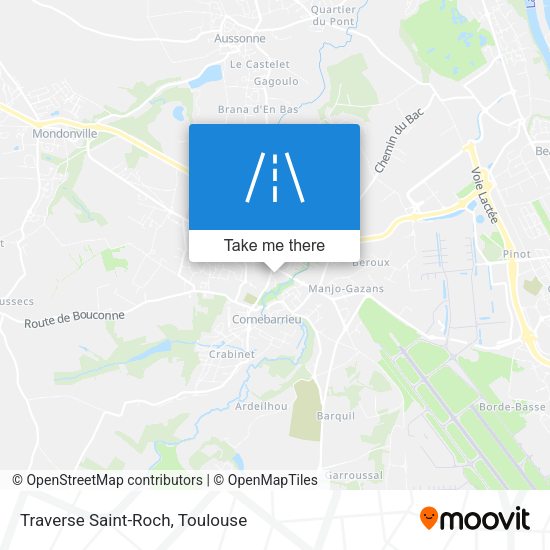 Traverse Saint-Roch map