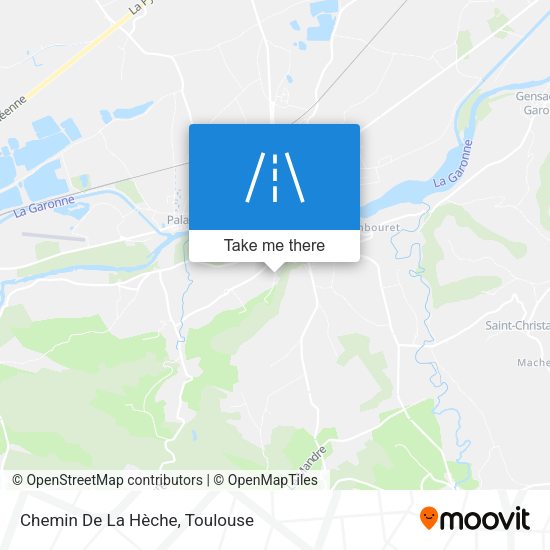 Chemin De La Hèche map