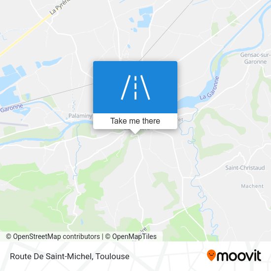 Route De Saint-Michel map