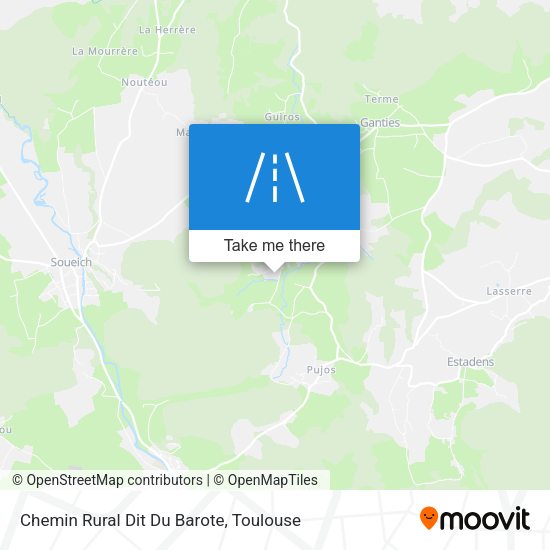 Chemin Rural Dit Du Barote map