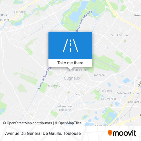 Avenue Du Général De Gaulle map