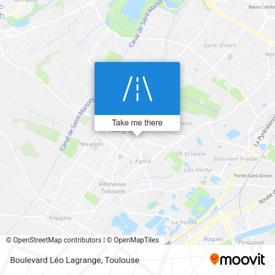 Boulevard Léo Lagrange map