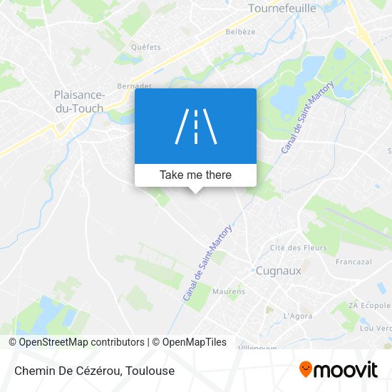 Chemin De Cézérou map