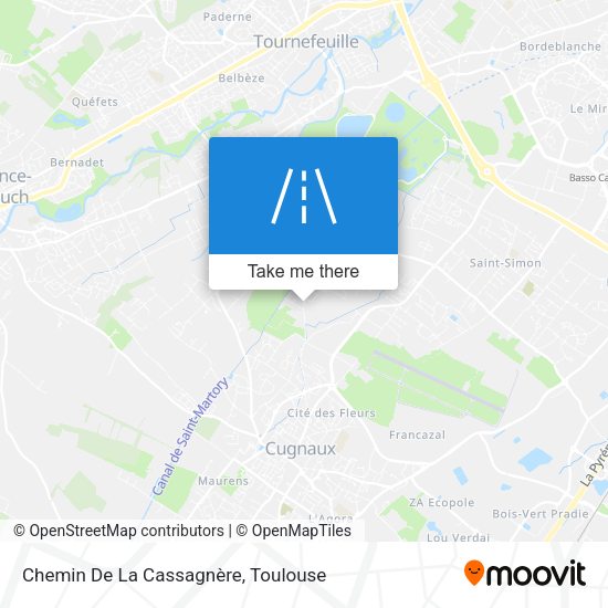 Chemin De La Cassagnère map