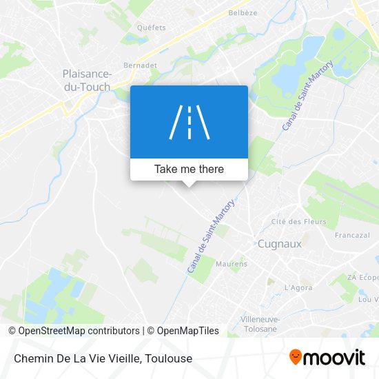 Chemin De La Vie Vieille map