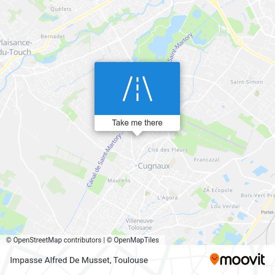 Impasse Alfred De Musset map