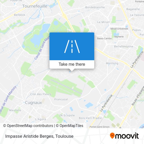 Impasse Aristide Berges map