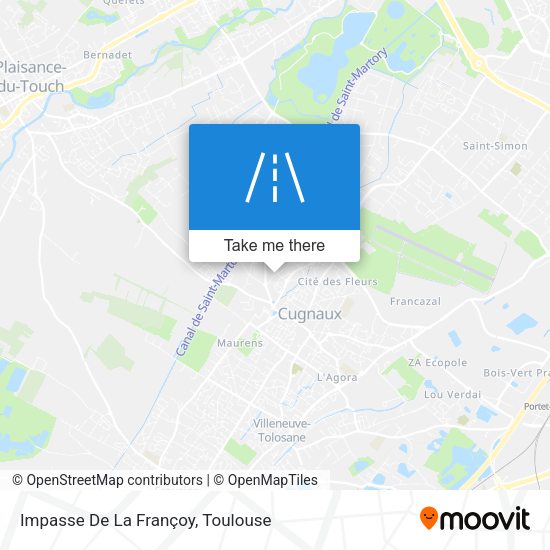Impasse De La Françoy map