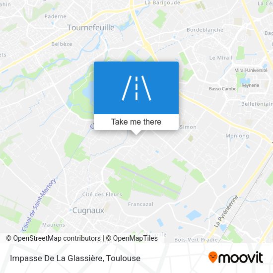 Impasse De La Glassière map