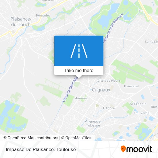 Impasse De Plaisance map