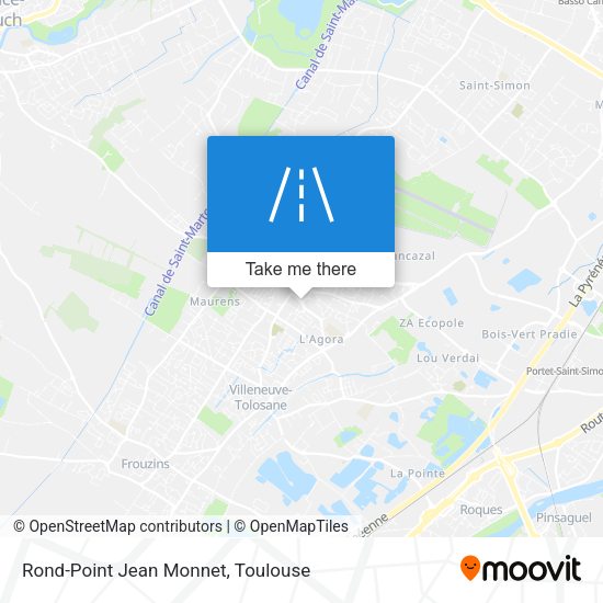 Rond-Point Jean Monnet map