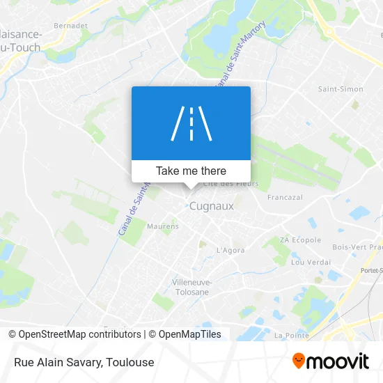 Rue Alain Savary map