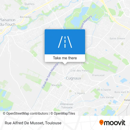 Rue Alfred De Musset map