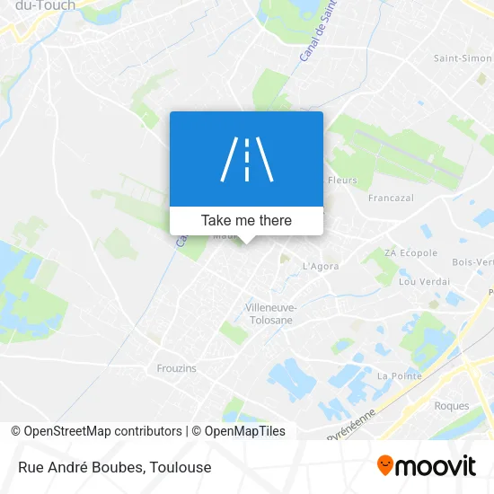 Rue André Boubes map