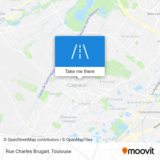 Rue Charles Brugait map