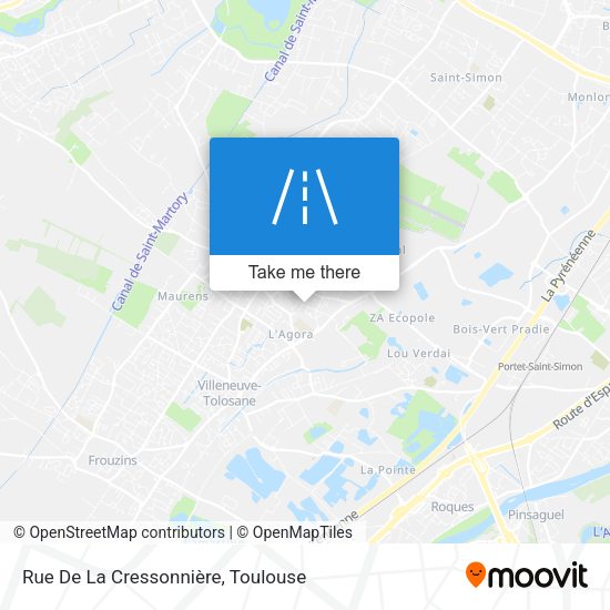 Rue De La Cressonnière map