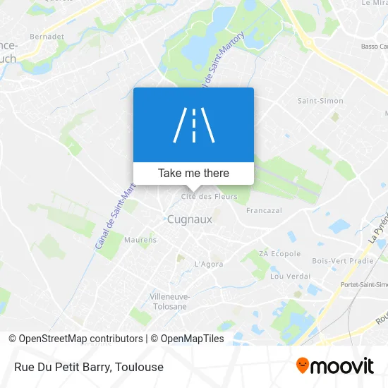 Rue Du Petit Barry map