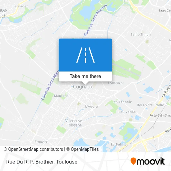 Rue Du R. P. Brothier map
