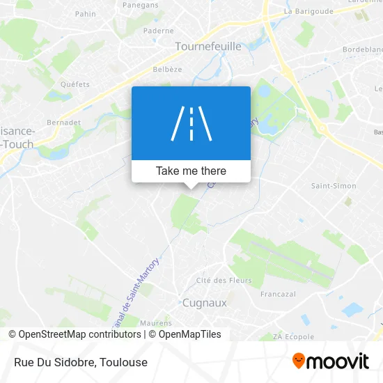 Rue Du Sidobre map