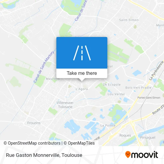 Rue Gaston Monnerville map